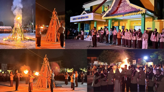 Api Unggun Hangatkan Semangat Persatuan PPTA SMAN 1 Tanjungpinang