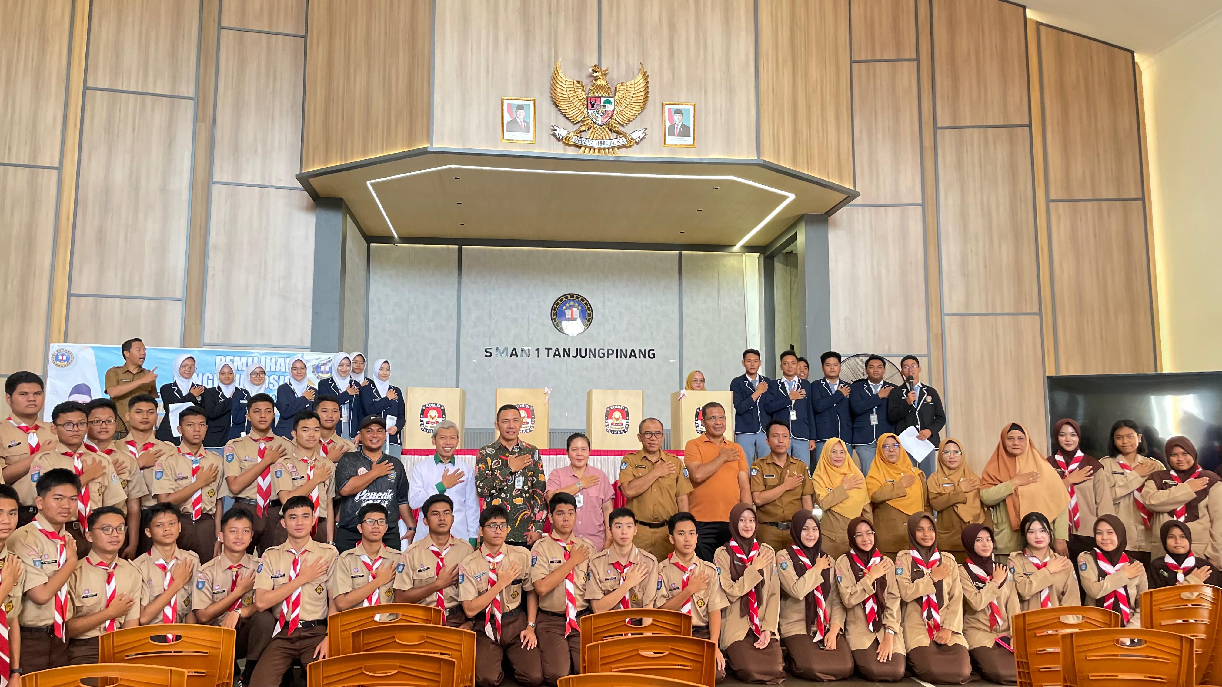Pemilihan OSIS SMA Negeri 1 Tanjungpinang Masa Bhakti 2025/2026 Berjalan Demokratis