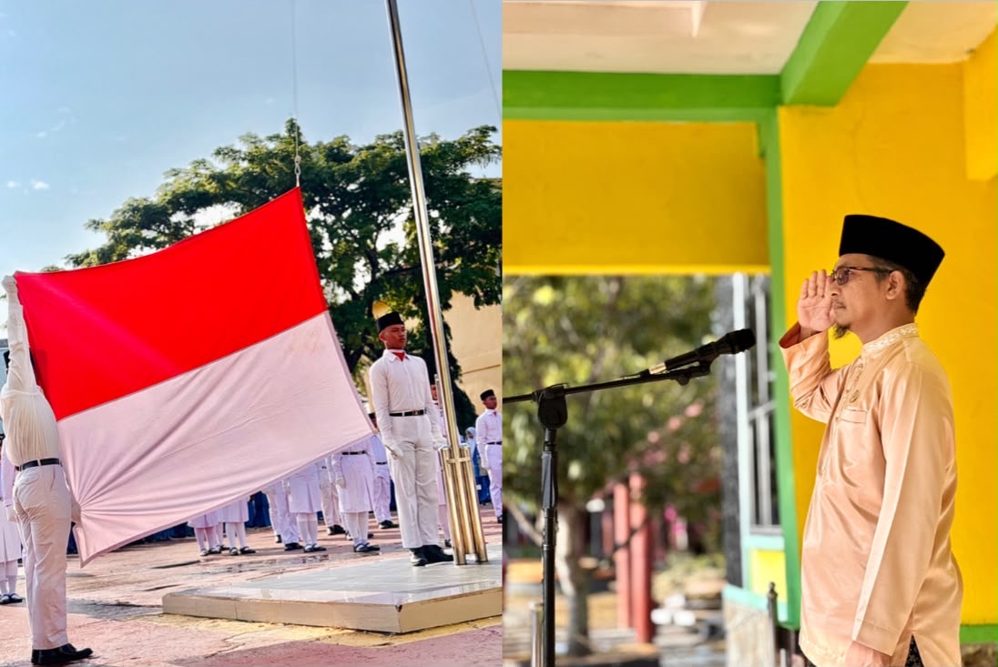 Upacara HUT kemerdekaan Republik Indonesia Ke-81 di SMAN 1 Tanjungpinang, Kobarkan Semangat Generasi Muda Isi Kemerdekaan