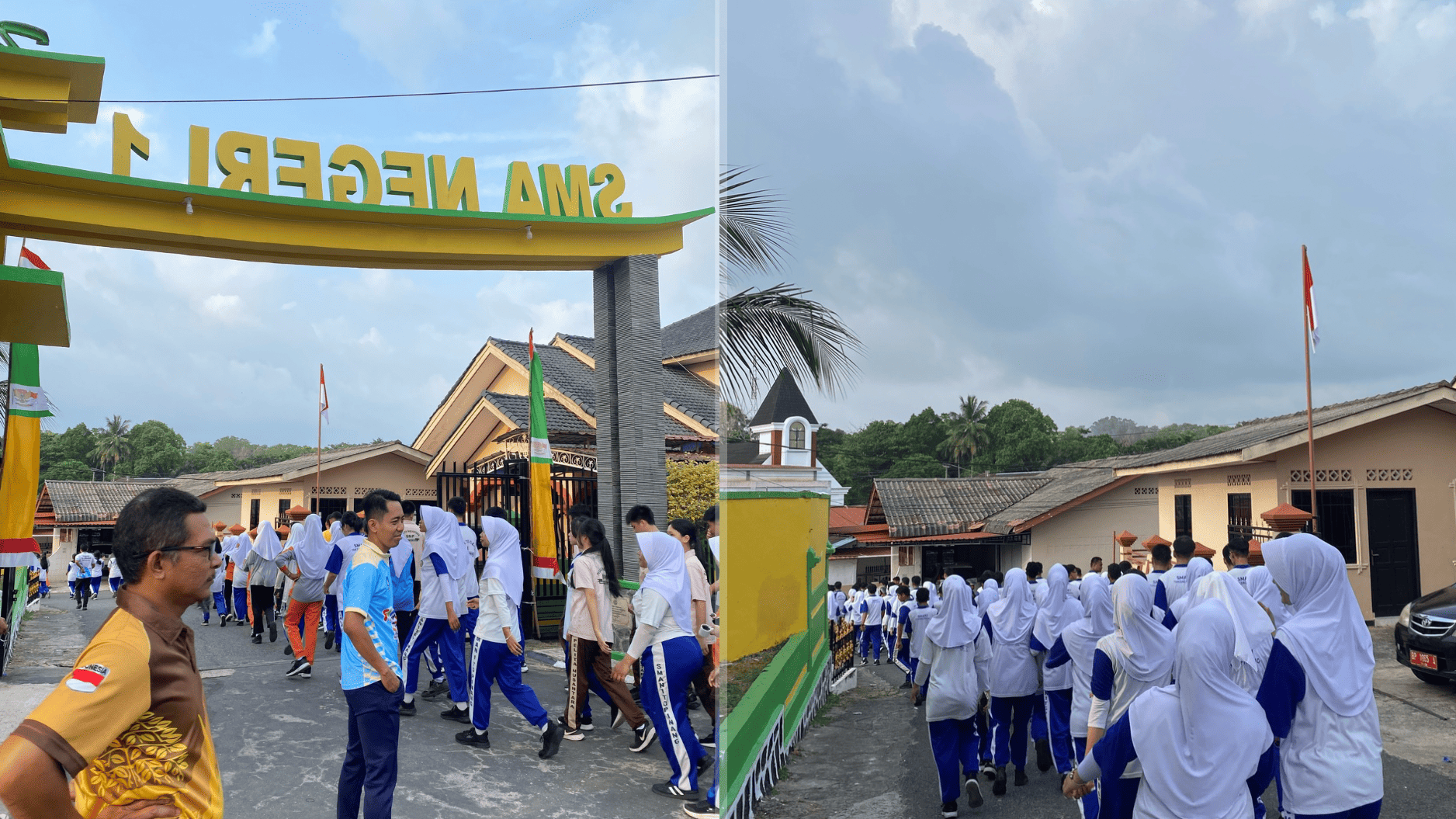 SMA NEGERI 1 TANJUNGPINANG GELAR JALAN SANTAI GUNA SUKSESKAN PROGRAM 7 KEBIASAAN ANAK SEHAT