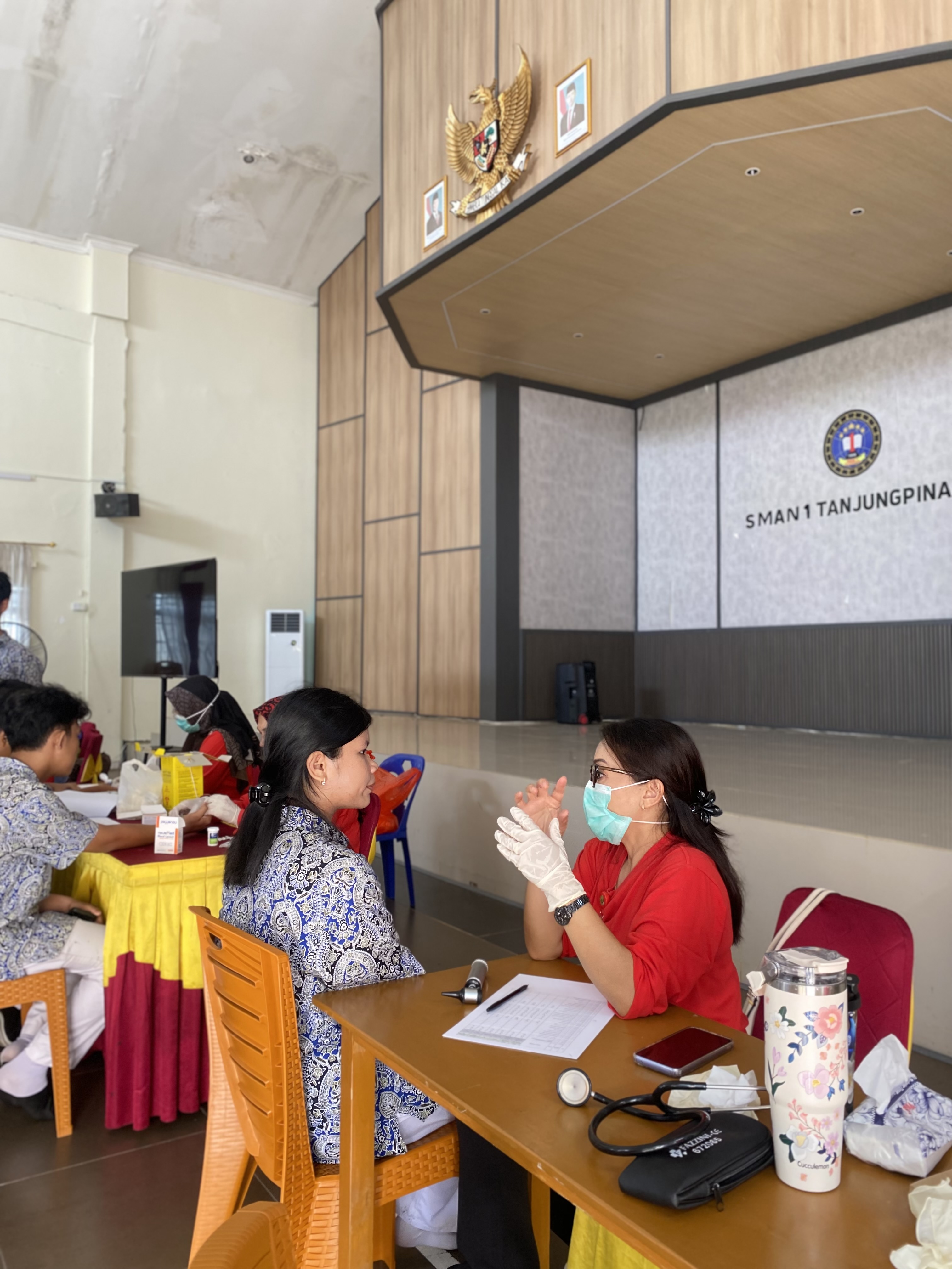 Generasi Sehat Smansa: Program Cek Kesehatan Gratis Sambangi SMAN 1 Tanjungpinang